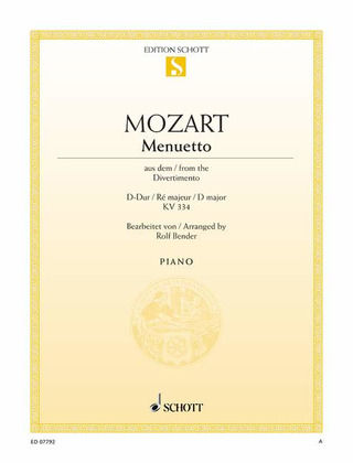 Wolfgang Amadeus Mozart - Minuet