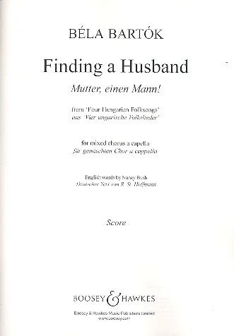 Béla Bartók - Finding A Husband