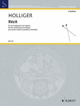 Heinz Holliger - Récit