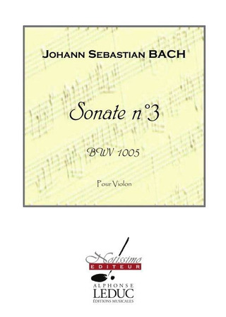 Johann Sebastian Bach - Sonate N03 Bwv1005