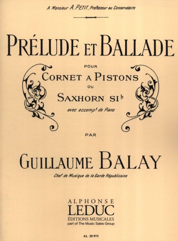 Guillaume Balay - Prelude & Ballade