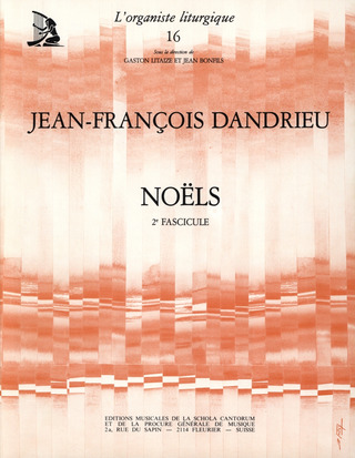 Jean-François Dandrieu - Noels 2 - Fascicule