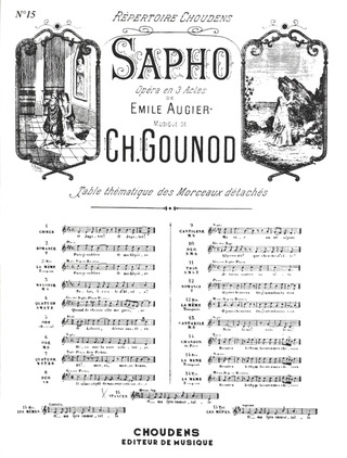 Charles Gounod - Air De Sapho - No.15 Stances