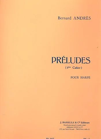 Préludes Vol.2 Nos.6-10 For Harp