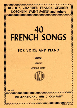 40 Franzoesische Lieder 1