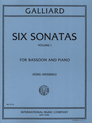 Johann Ernst Galliard - 6 Sonatas 1
