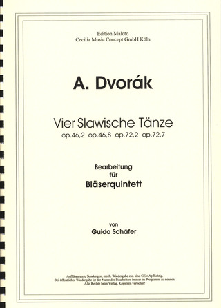 Antonín Dvořák - Vier slawische Tänze