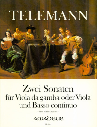 Georg Philipp Telemann: 2 Sonaten (Essercizii Musici)