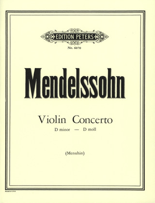 Felix Mendelssohn Bartholdy - Konzert d-Moll