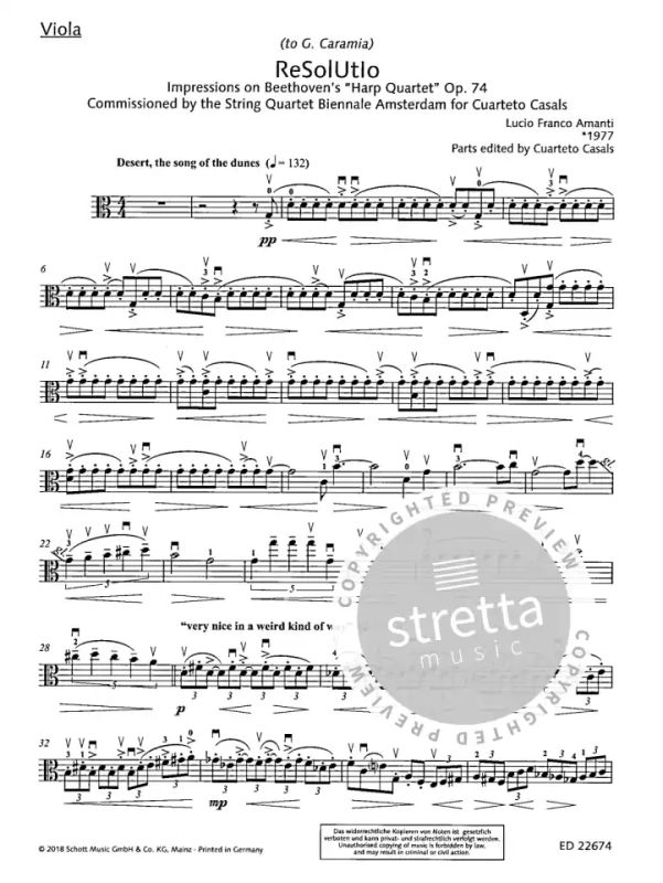 Lucio Franco Amanti - ReSolUtIo op. 74