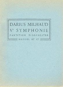 Darius Milhaud - Symphonie No.5, Op.322