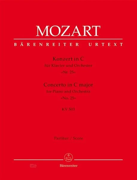 Wolfgang Amadeus Mozart - Konzert Nr. 25 C-Dur KV 503