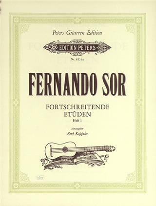 Fernando Sor - Fortschreitende Etüden für Gitarre, Band 1