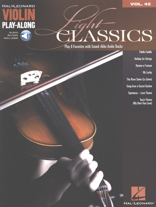 Violin Play-Along 42: Light Classics
