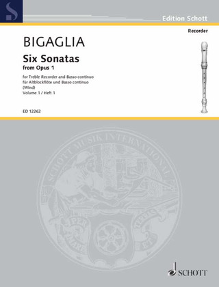Diogenio Bigaglia - Six Sonatas
