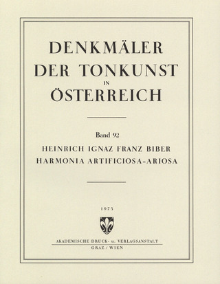 Heinrich Ignaz Franz Biber - Harmonia artificiosa-ariosa