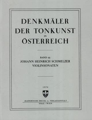 Johann Heinrich Schmelzer - Sonaten