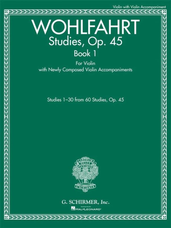 Franz Wohlfahrt - Studies op. 45/1