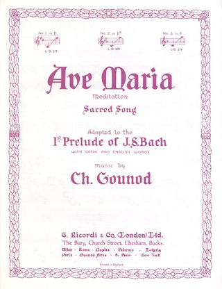 Johann Sebastian Bach y otros.: Ave Maria