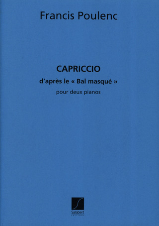 Francis Poulenc - Capricciod'Apres Le Bal Masque2 Pianos Reduction