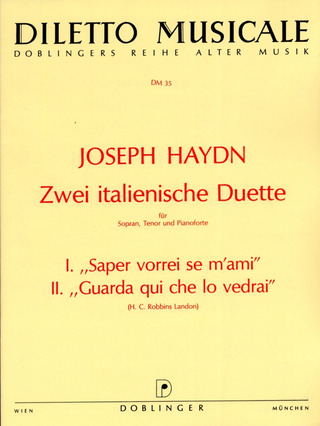 Joseph Haydn: 2 italienische Duette Hob 25:l 2