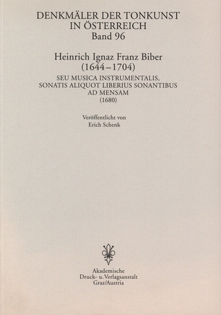 Heinrich Ignaz Franz Biber - Mensa Sonora Seu Musica Instrumentalis