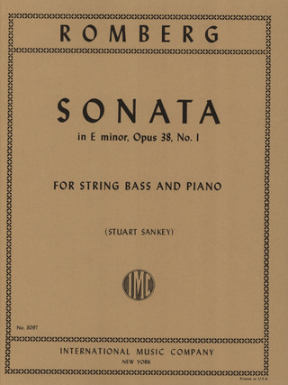 Bernhard Romberg - Sonata 1 e-moll Opus 38 (Sankey)