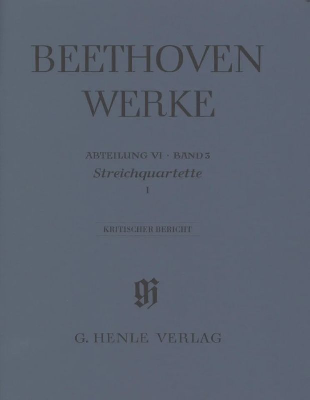 Ludwig van Beethoven: String Quartets I (0)