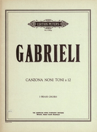 Giovanni Gabrieli - Canzona Noni Toni a 12 a-Moll