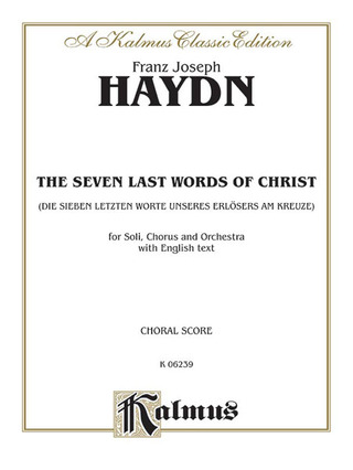 Joseph Haydn - The Seven Words of Christ