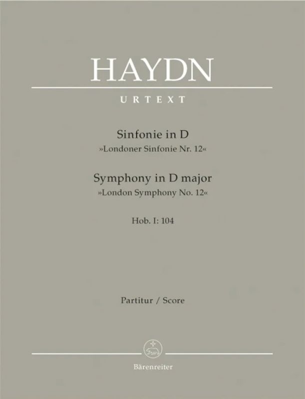 Joseph Haydn - Sinfonie D-Dur Hob. I:104