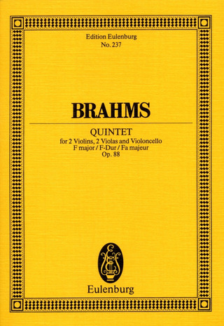 Johannes Brahms - Streichquintett  F-Dur op. 88