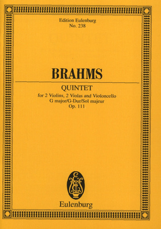Johannes Brahms - Streichquintett  G-Dur op. 111