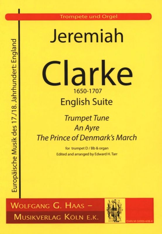 Jeremiah Clarke - English Suite