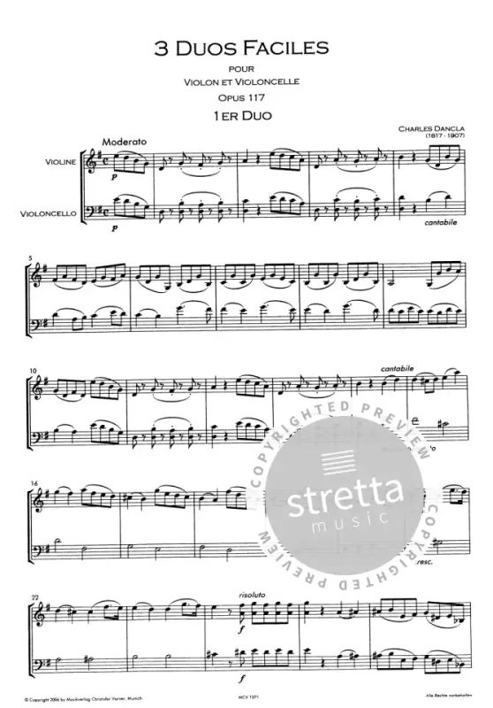 Charles Dancla - Duo Facile Op 117/1 (1)