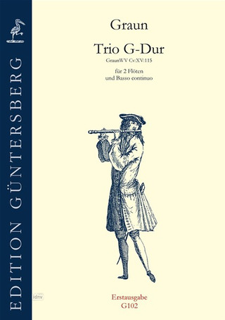Johann Gottlieb Graun - Trio G-Dur für 2 Flöten und B.C.