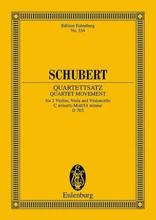 Franz Schubert - Streichquartettsatz c-Moll