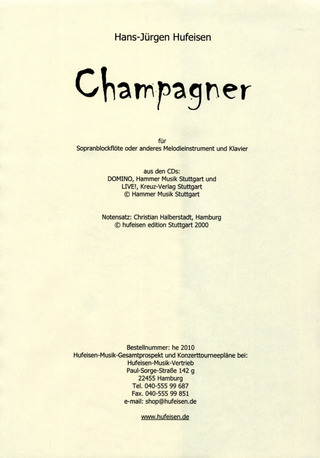 Hans-Jürgen Hufeisen - Champagner