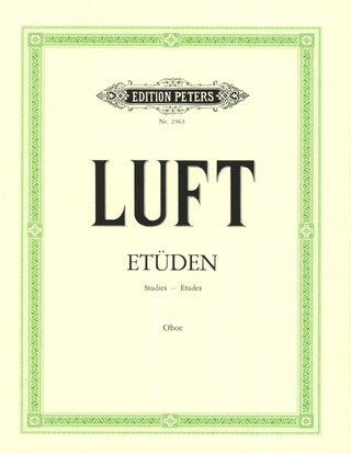 Johann Heinrich Luft - 24 Etüden für Oboe