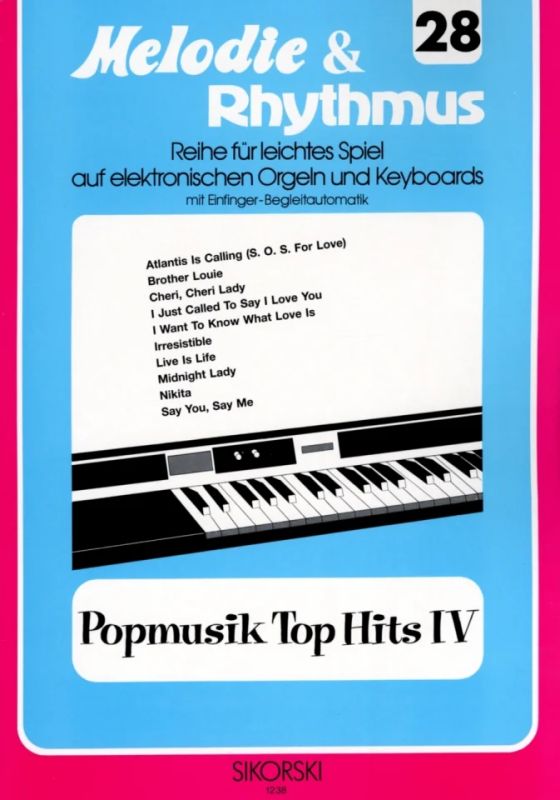 Willi Nagel - Melodie & Rhythmus, Heft 28: Popmusik Top Hits 4