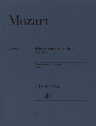 Wolfgang Amadeus Mozart: Piano Sonata G major K. 283 (189h)