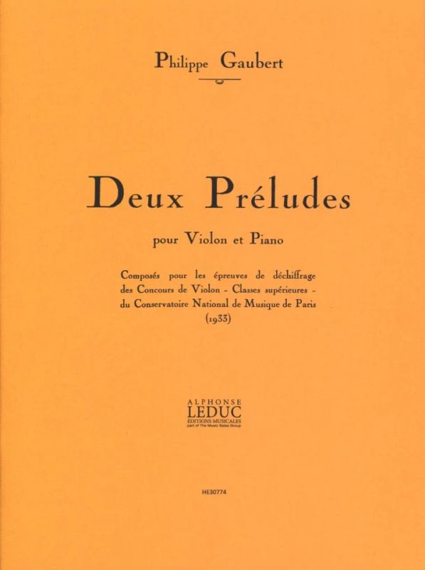 Philippe Gaubert - 2 Preludes