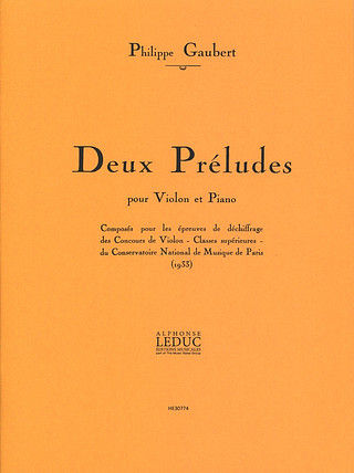 Philippe Gaubert - 2 Preludes