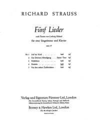 Richard Strauss - Fünf Lieder nach Gedichten von Ludwig Uhland A-Dur op. 47/4 (1900)