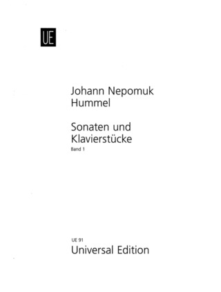 Johann Nepomuk Hummel - Sonaten und Klavierstücke 1
