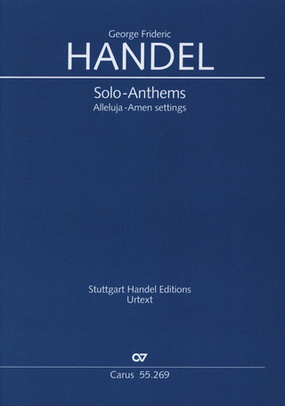 Georg Friedrich Händel - Händel: Solo-Anthems. Alleluja-Amen settings