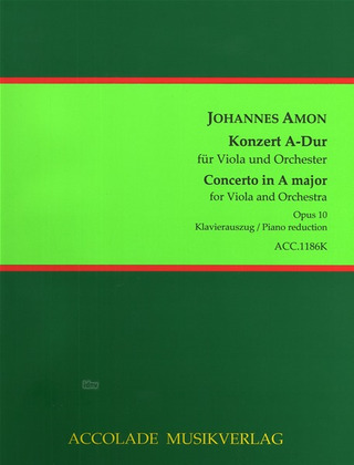 Johannes Amon - Konzert für Viola und Orchester G-Dur