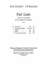 Richard Strauss - Fünf Lieder nach Gedichten von Ludwig Uhland F-Dur op. 47/4 (1900)