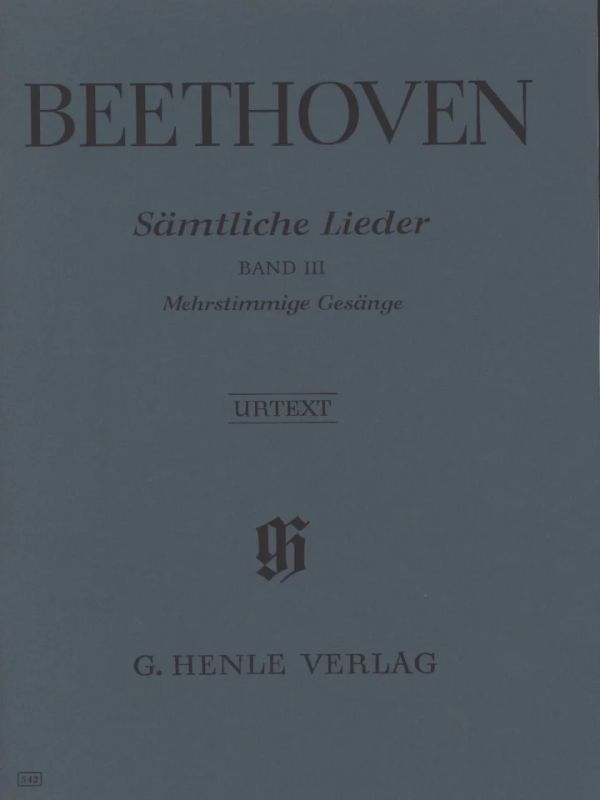 Ludwig van Beethoven - Complete Songs III
