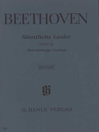 Ludwig van Beethoven - Edition intégrale des mélodies III